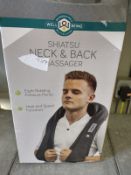 Well being shiatsu neck and back massager RRP £35 Grade U