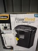 Fellowes power shred M-8C RRP £45 Grade U