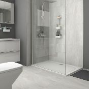 New 21.6 m2 Killington Light Grey Matt Marble Effect Ceramic Floor Tile. Room Use: Any Room, E