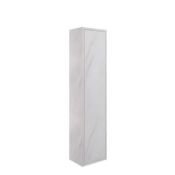 New (Y28) Perla 300mm 1 Door Wall Hung Tall Unit - Marble. RRP £380.80. Push To Open Door 18