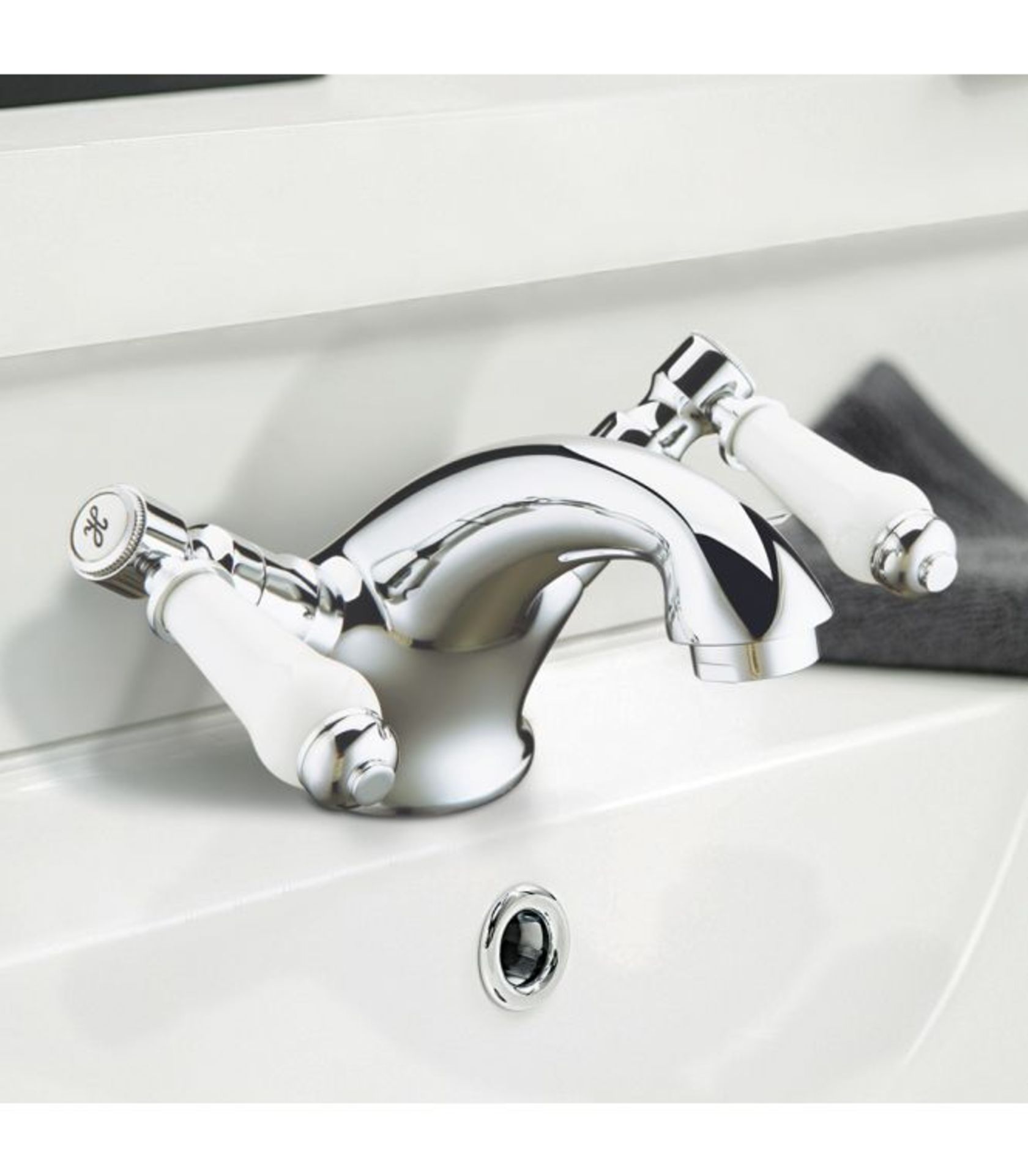 New (J49) Synergy Henbury KB Lever Basin Mixer. Soft Round Edges To Give Your Room A Relaxing F