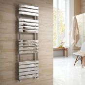 New & Boxed 1600x500mm Chrome Straight Towel Radiator Ladder Modern Bathroom. Rf1600500.Constr