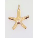 9ct (375) Yellow Gold Starfish Pendant
