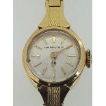 Vintage 9ct (375) Yellow Gold Hamilton Ladies Watch - Mechanical