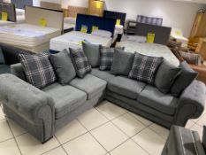 Brand New Valencia Fabric Corner Sofa