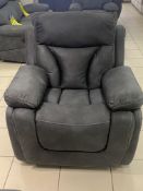 Brand New Boxed Dartford Dark Grey Reclining Armchair