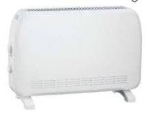 (R7I) 3 Items. 2x Stylec Convection Heater 2300W & 1x Stylec Patterned Convection Heater 2000W