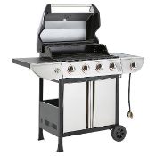 (R5G) 1x Uniflame Classic 4 Burner Gas Grill With Side Burner
