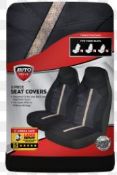 (R5A) Car / DIY. Contents Of Floor. To Inc Auto Drive Seat Covers, Mixed Windscreen Wipers, Air Com