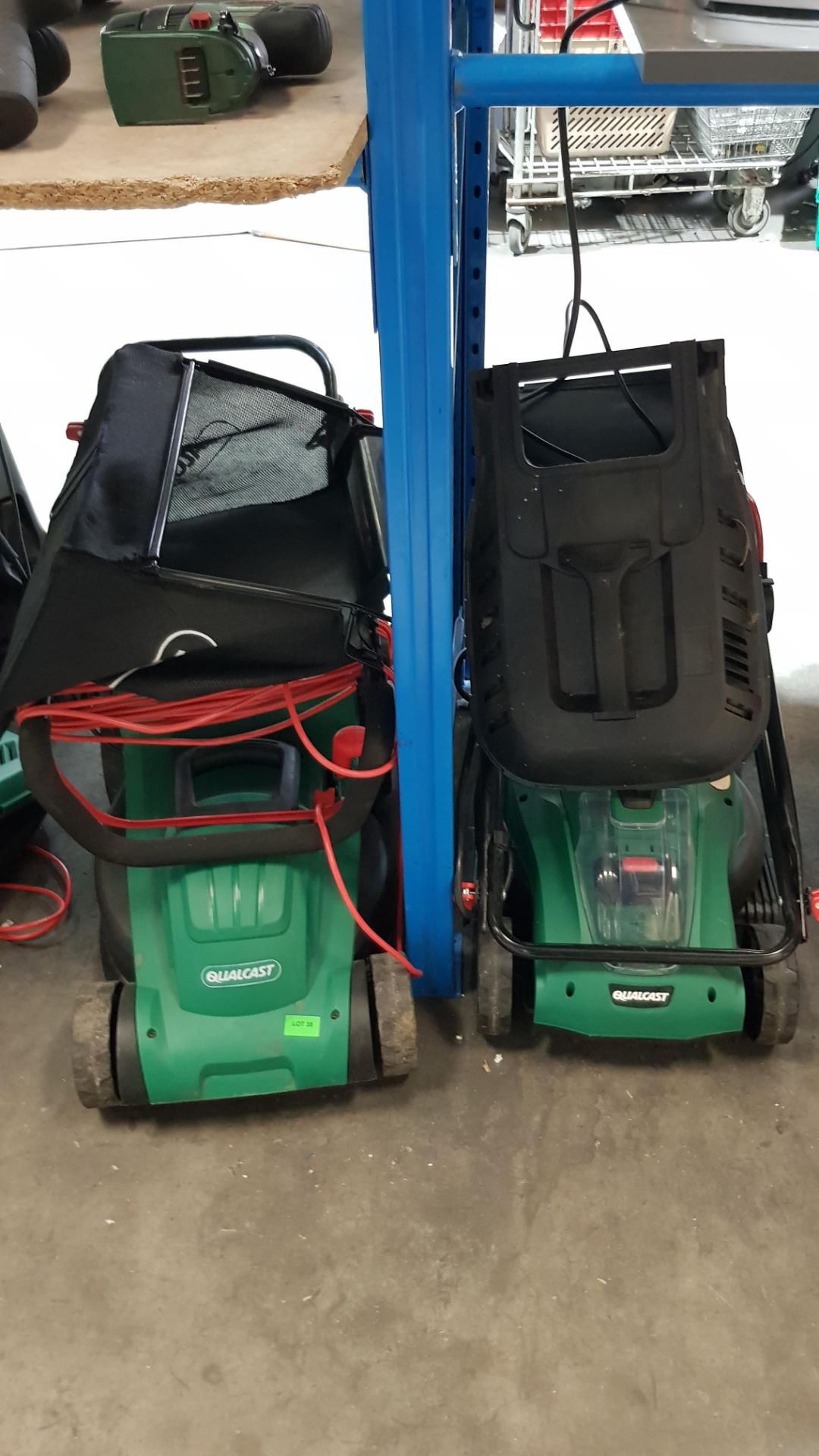 (R10GH) 2x Qualcast Mower. 1x 38cm 36V Cordless Rotary Mower (A022004) & 1x 1600W Corded Electri - Image 2 of 2