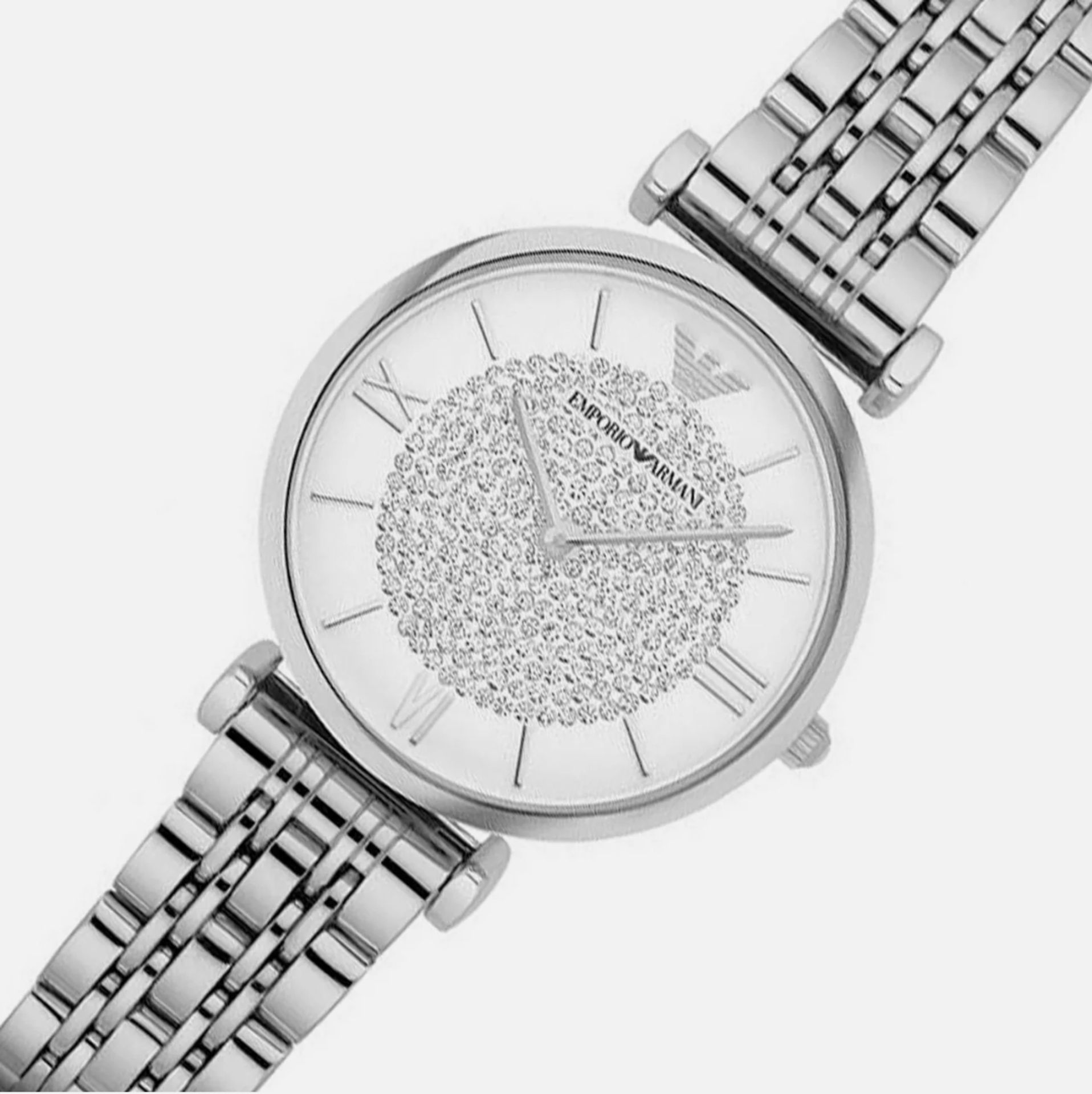 Emporio Armani Gianni T-Bar 32mm Ladies Quartz Designer Watch AR1925     Emporio Armani Is The - Image 6 of 8