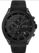 Hugo Boss 1513720 Men's Velocity Black Dial Quartz Chronograph Watch