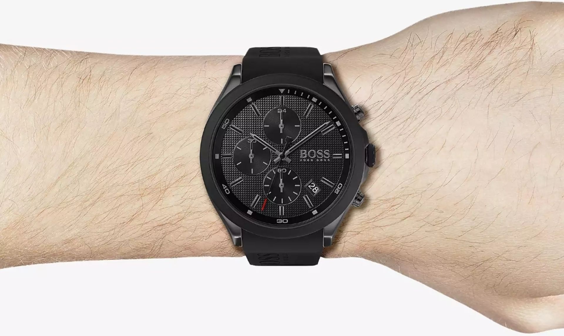 Hugo Boss 1513720 Men's Velocity Black Dial Quartz Chronograph Watch - Image 5 of 6