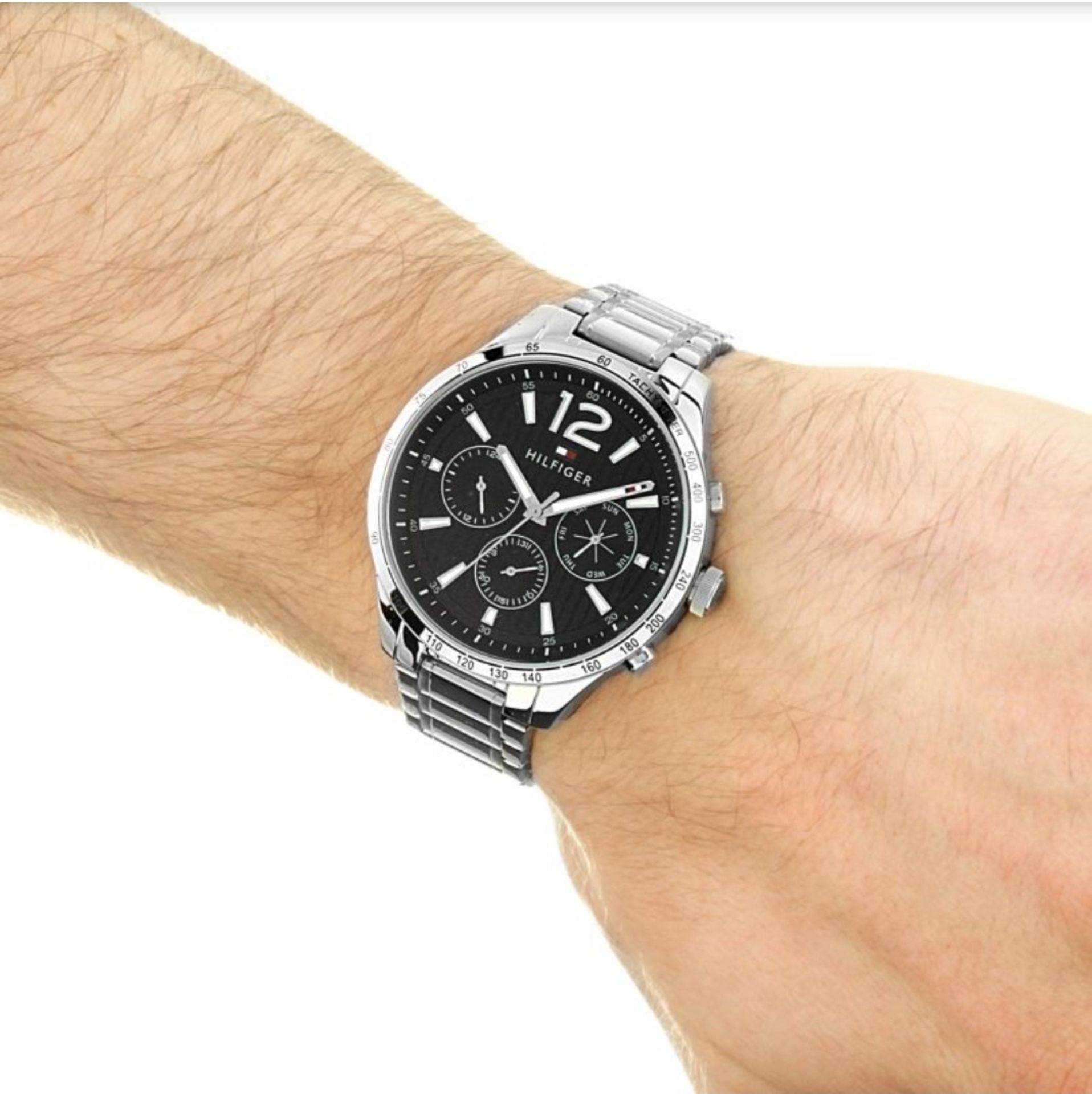 Tommy Hilfiger Men's Gavin Stainless Steel Silver Black Dial Watch 1791469  Tommy Hilfiger Gavin - Image 5 of 6