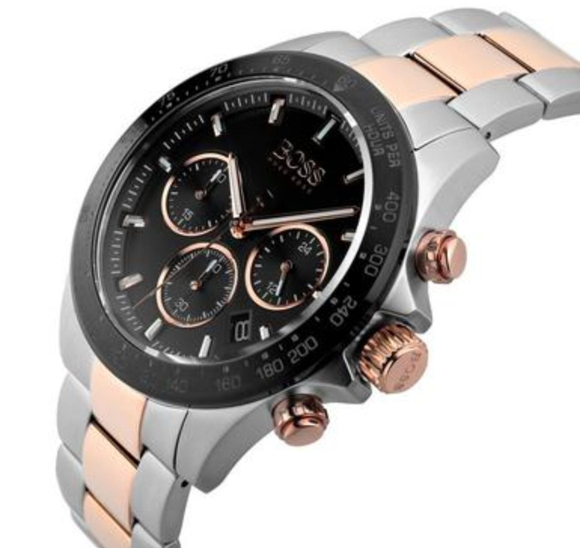 Hugo Boss 1513757 Men's Hero Sport Lux Two Tone Chronograph Watch  Model: HB 1513757.Case: Stainless - Image 3 of 6