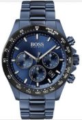 Hugo Boss 1513758 Men's Hero Sport Lux Blue Dial Blue Bracelet Chronograph Watch