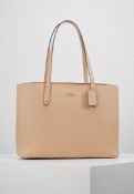 Coach Central Leather Zip Top Tote Bag