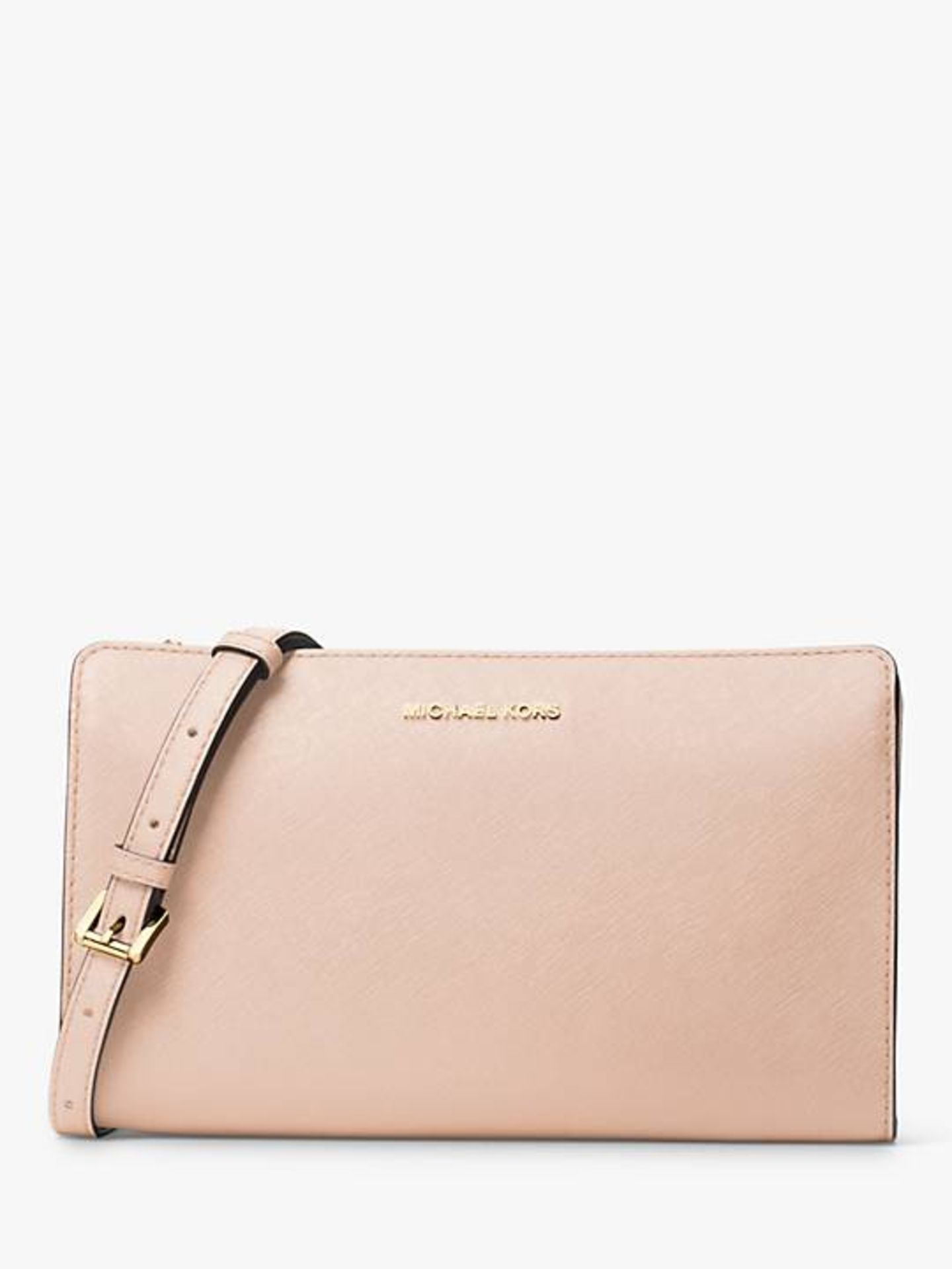 MICHAEL Michael Kors Convertible Saffino Leather Cross Body Bag