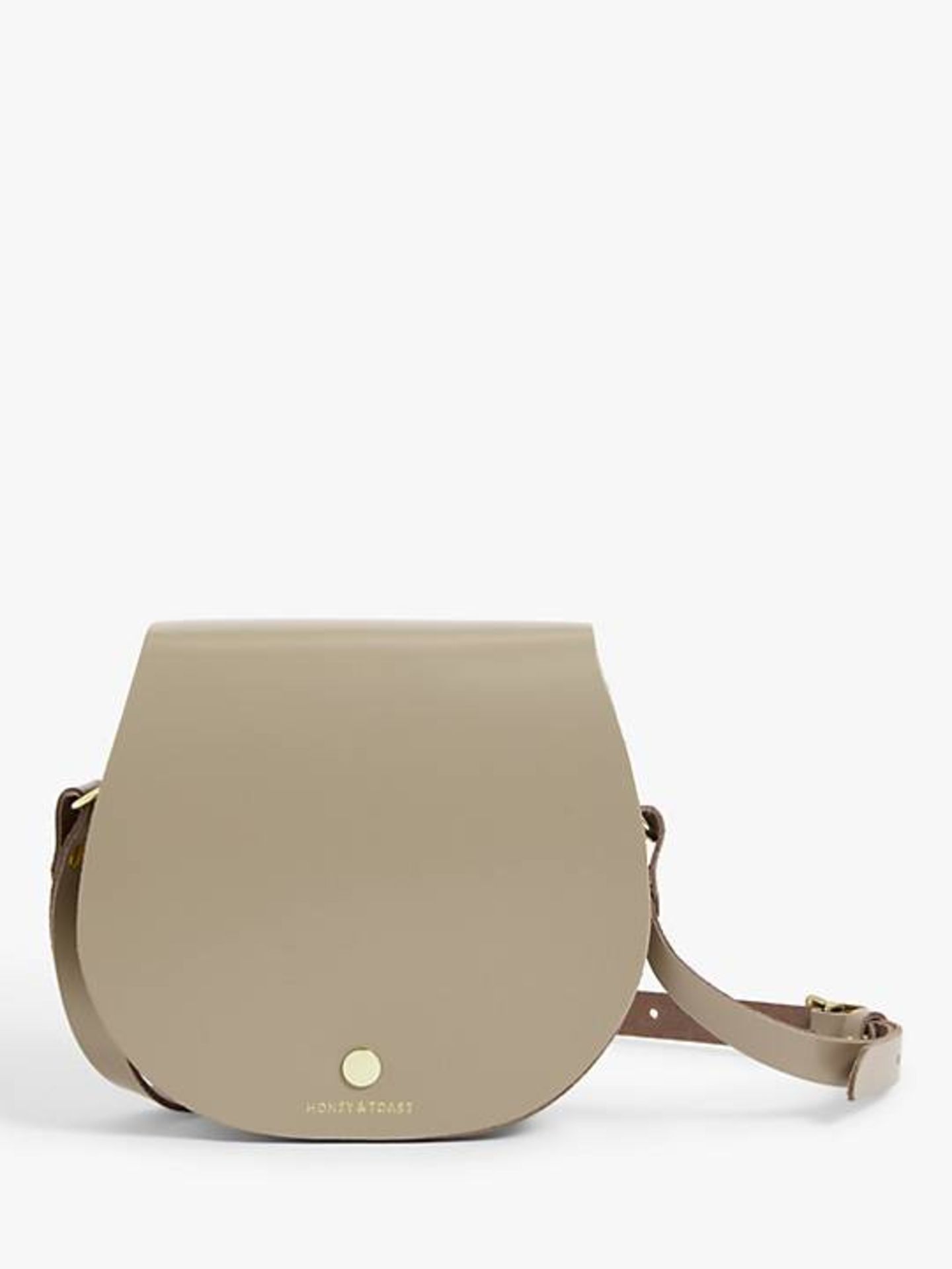 Honey & Toast Etter Leather Saddle Bag