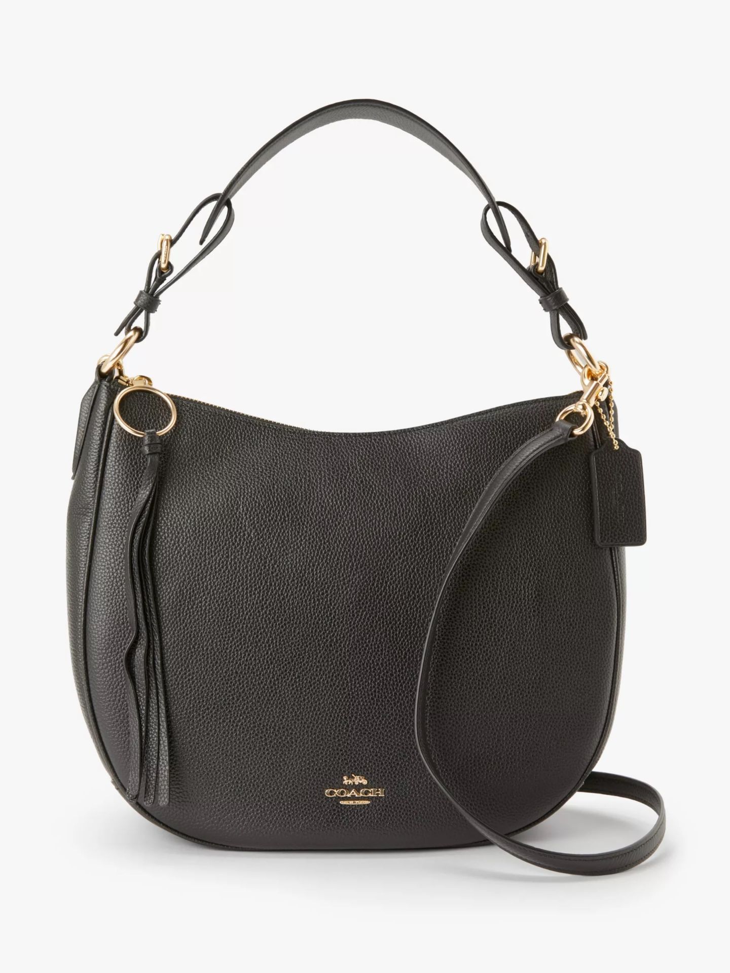 Coach Sutton Pebbled Leather Hobo Bag