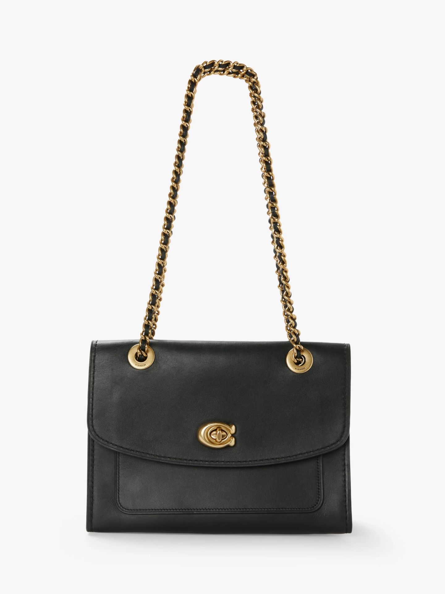 Coach Parker Leather Shoulder Bag