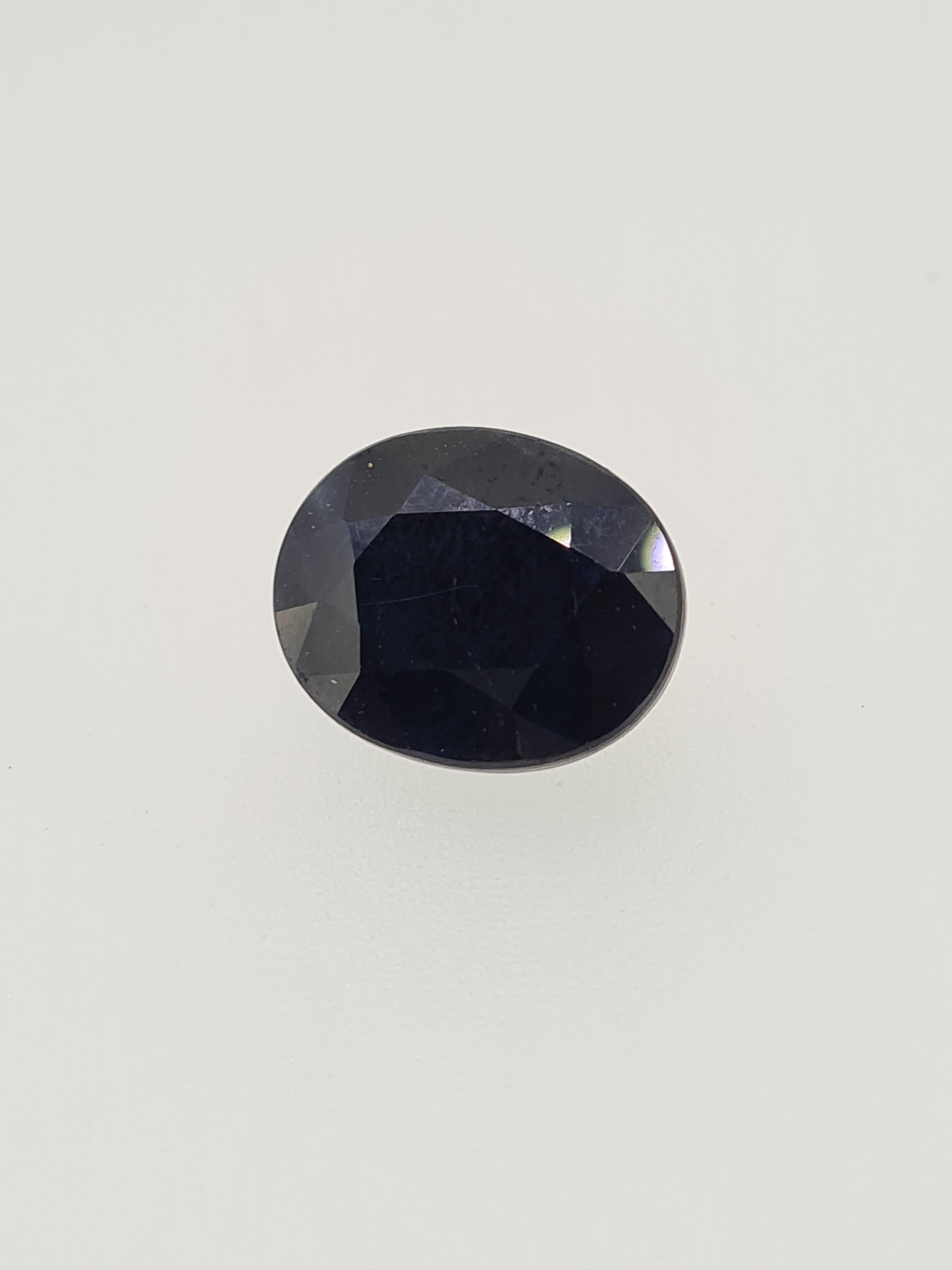 Sapphire oval cut gemstone - Image 3 of 3