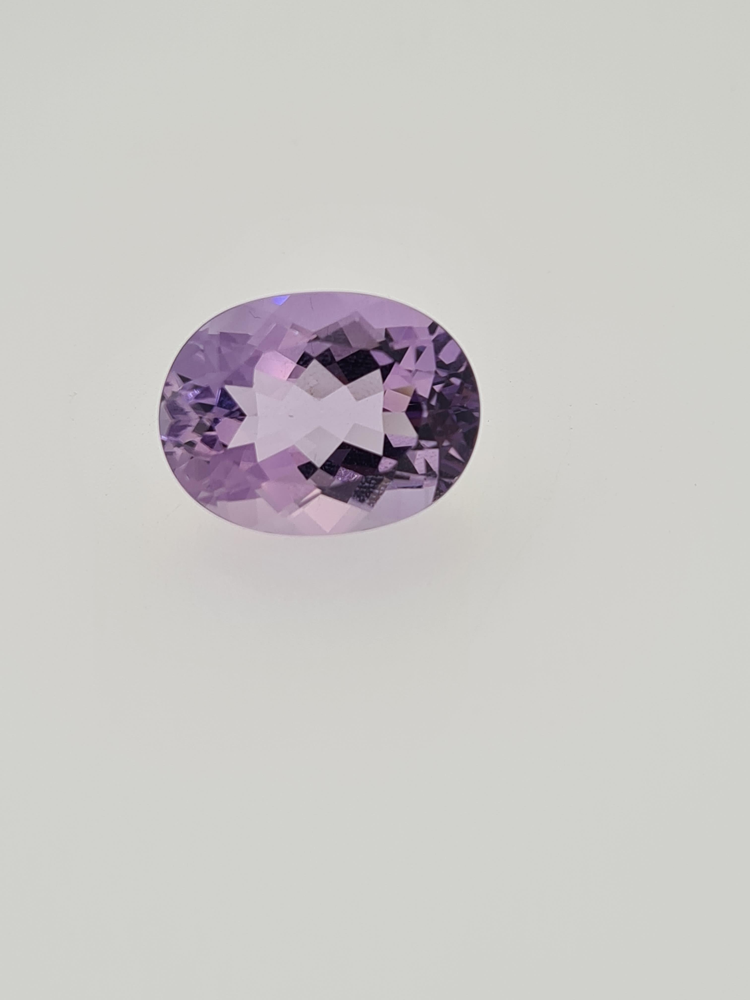 Amethyst oval cut gems stone - Image 4 of 4