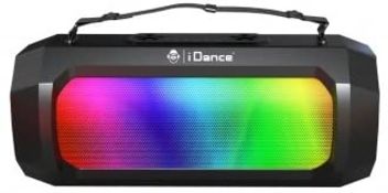 (R2A) 2x iDance Cyclone 1000X Party Speaker Bluetooth With Disco Light.