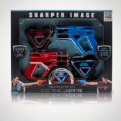 (R2D) 9 Items. 4x Sharper Image Two Player Electronic Space Laser Tag. 3x Virtually Indestructible