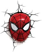 (R2B) 8 Items. 6x Marvel Ultimate Spiderman Spidey Hand 3D Deco Light. 2x Marvel Ultimate Spiderman