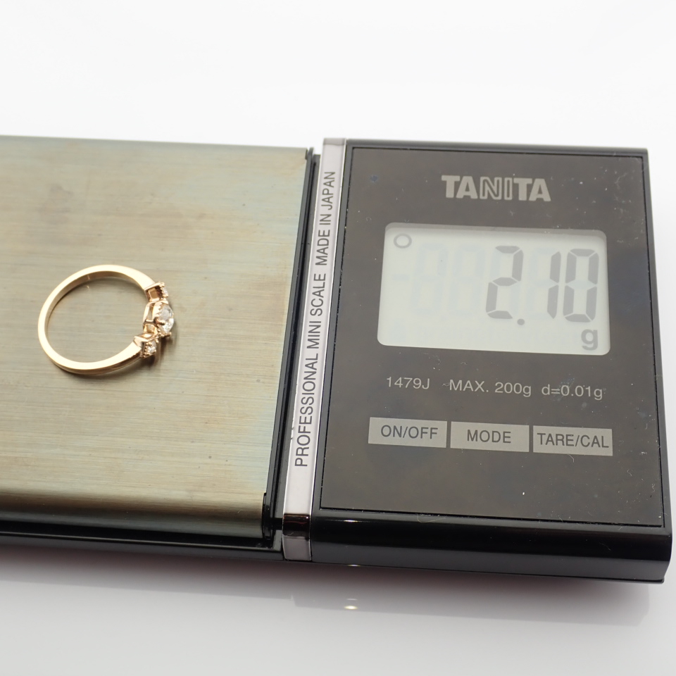HRD Antwerp Certified 14k Rose/Pink Gold Diamond Ring (Total 0.49 Ct. Stone) 14k Rose/Pink Gold Ring - Image 3 of 12