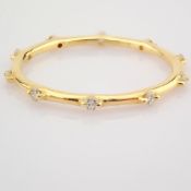 HRD Antwerp Certified 14k Rose/Pink Gold Diamond Ring (Total 0.15 Ct. Stone) 14k Rose/Pink Gold Ring