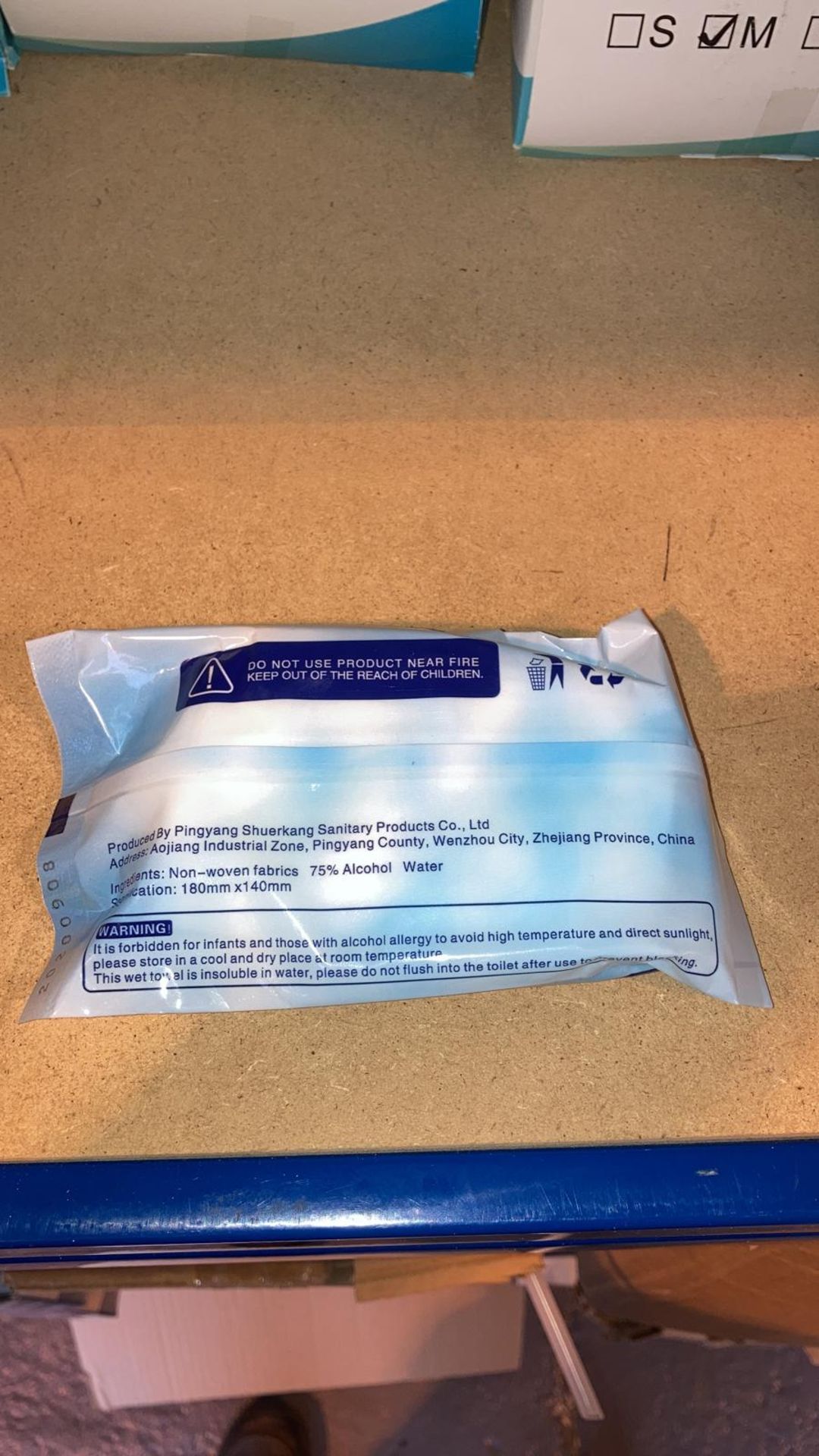 10pk alcohol wipes 2400 wipes per box 75% alcohol - Image 8 of 14