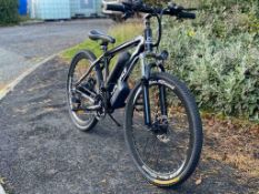 Full Rev and Go Electric Bike - Shimano Build ( Supreme E-Bikes) (Black and white) - RRP £1499