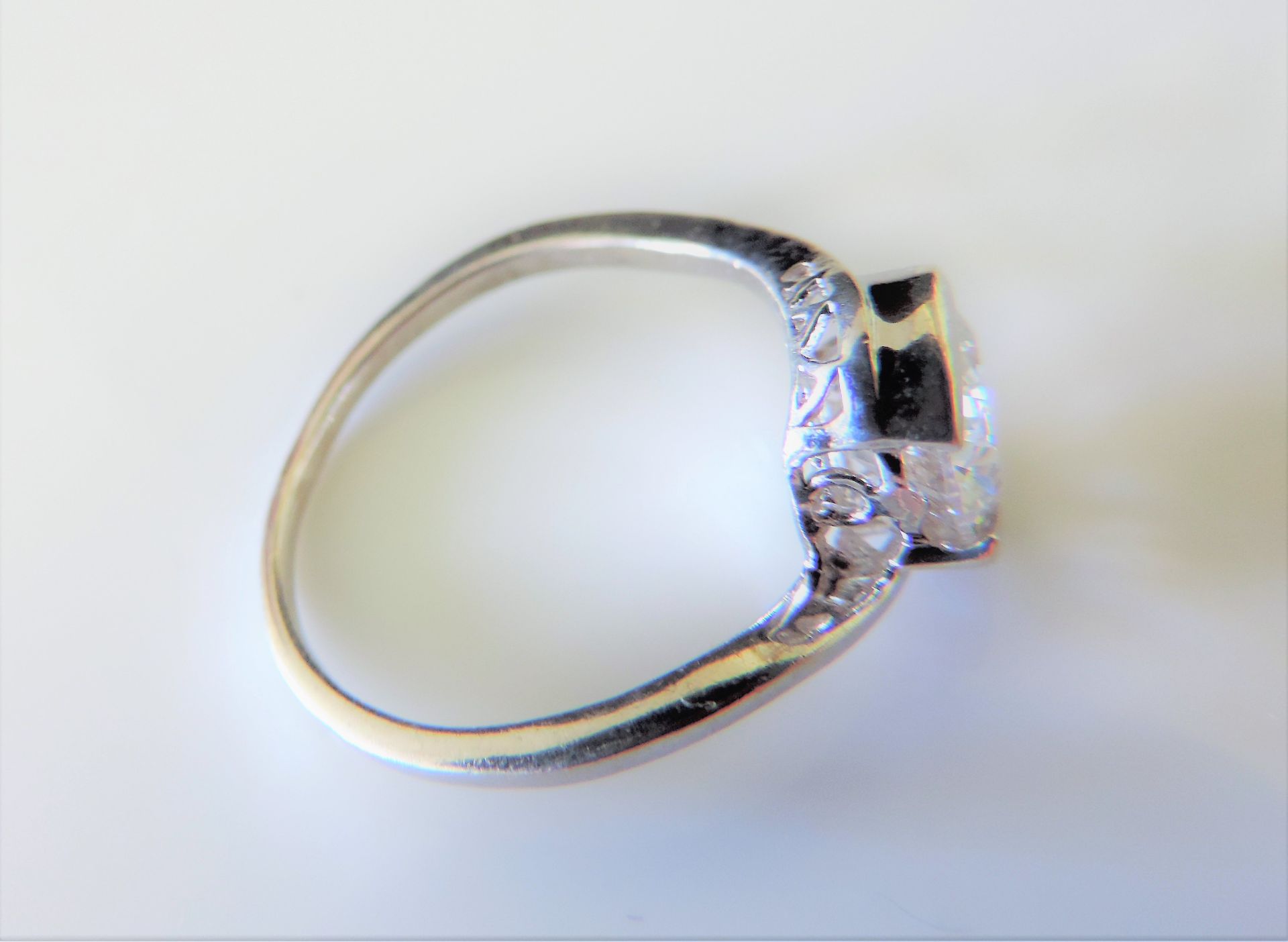 Sterling Silver 1.25 ct Moissanite Solitaire Engagement/Dress Ring - Image 5 of 5