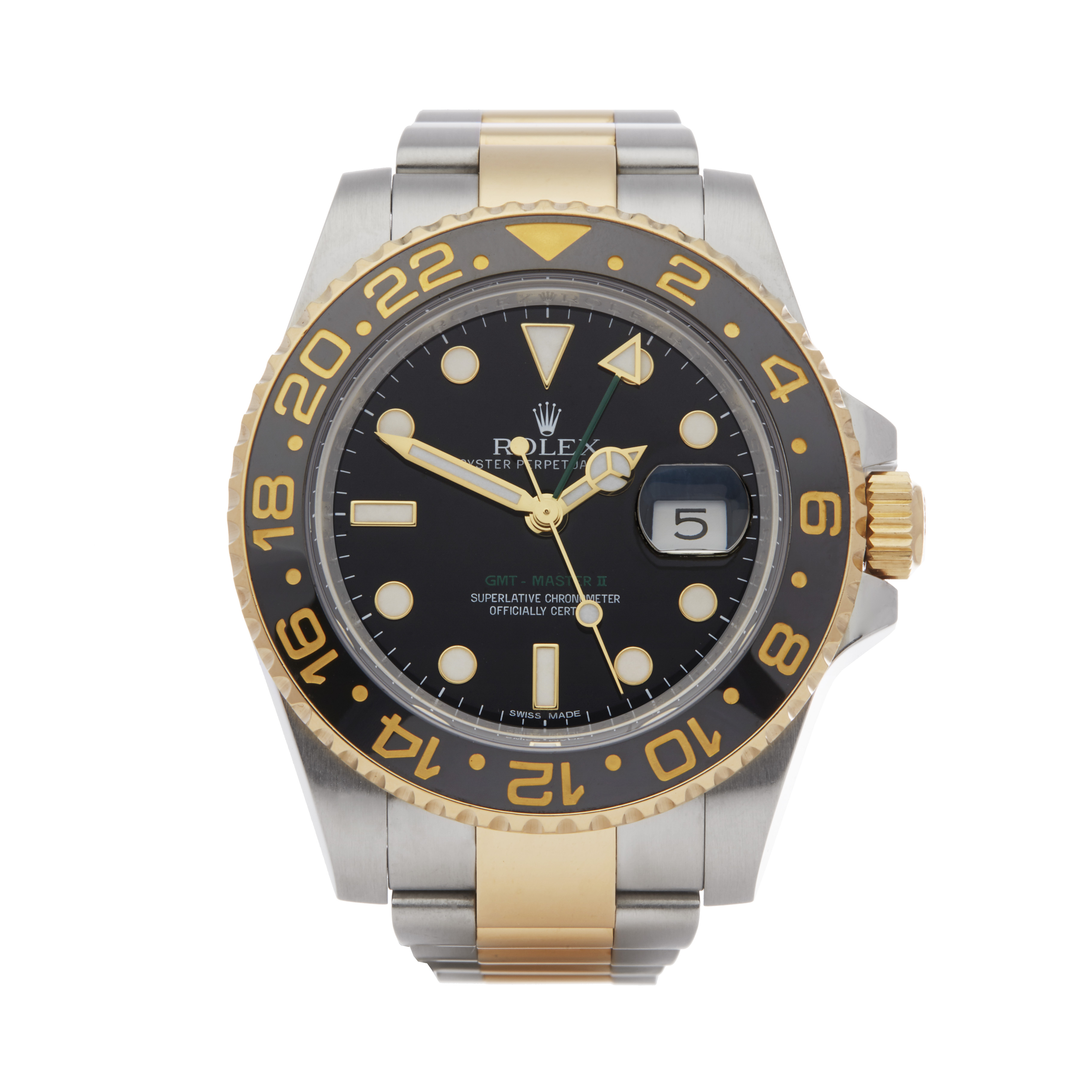 Rolex GMT-Master II 116713LN Men's Yellow Gold & Stainless Steel Watch - Image 9 of 9