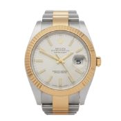 Rolex Datejust 41 126333 Men's Yellow Gold & Stainless Steel Partially Stickered NOS Watch