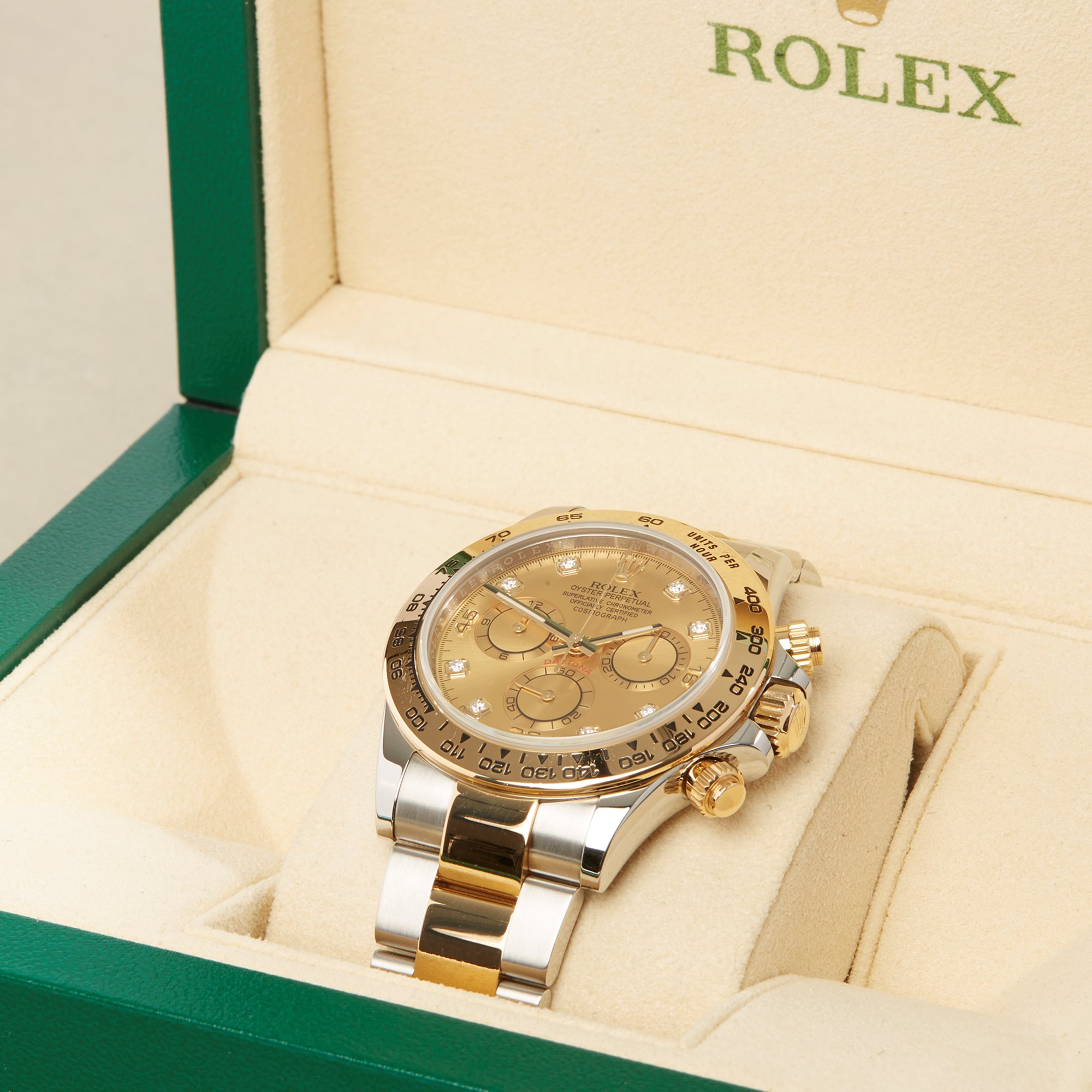 Rolex Daytona 116503 Men's Yellow Gold & Stainless Steel Diamond Chronograph Watch - Image 2 of 10