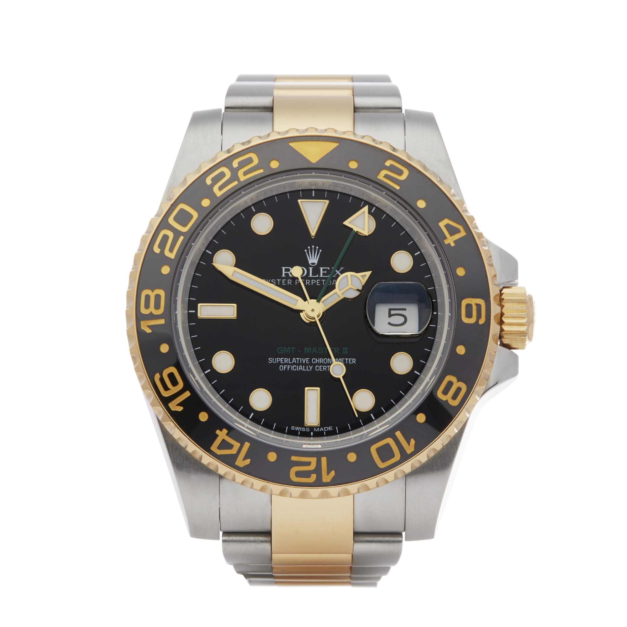 Rolex GMT-Master II 116713LN Men's Yellow Gold & Stainless Steel Watch