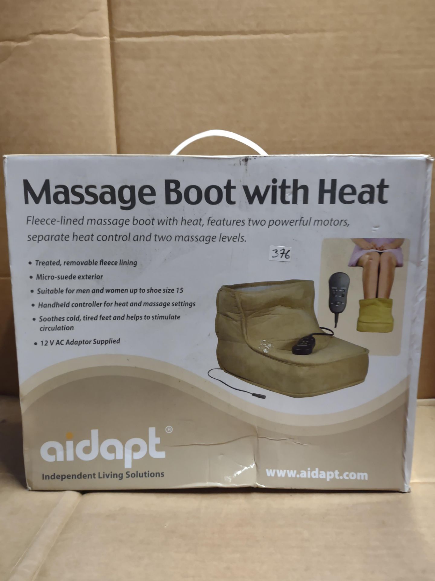Aidapt massage boot with heat RRP £20 Grade U