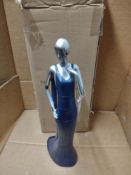 Decorative ornament statue of lady in dress RRP £20 Grade A