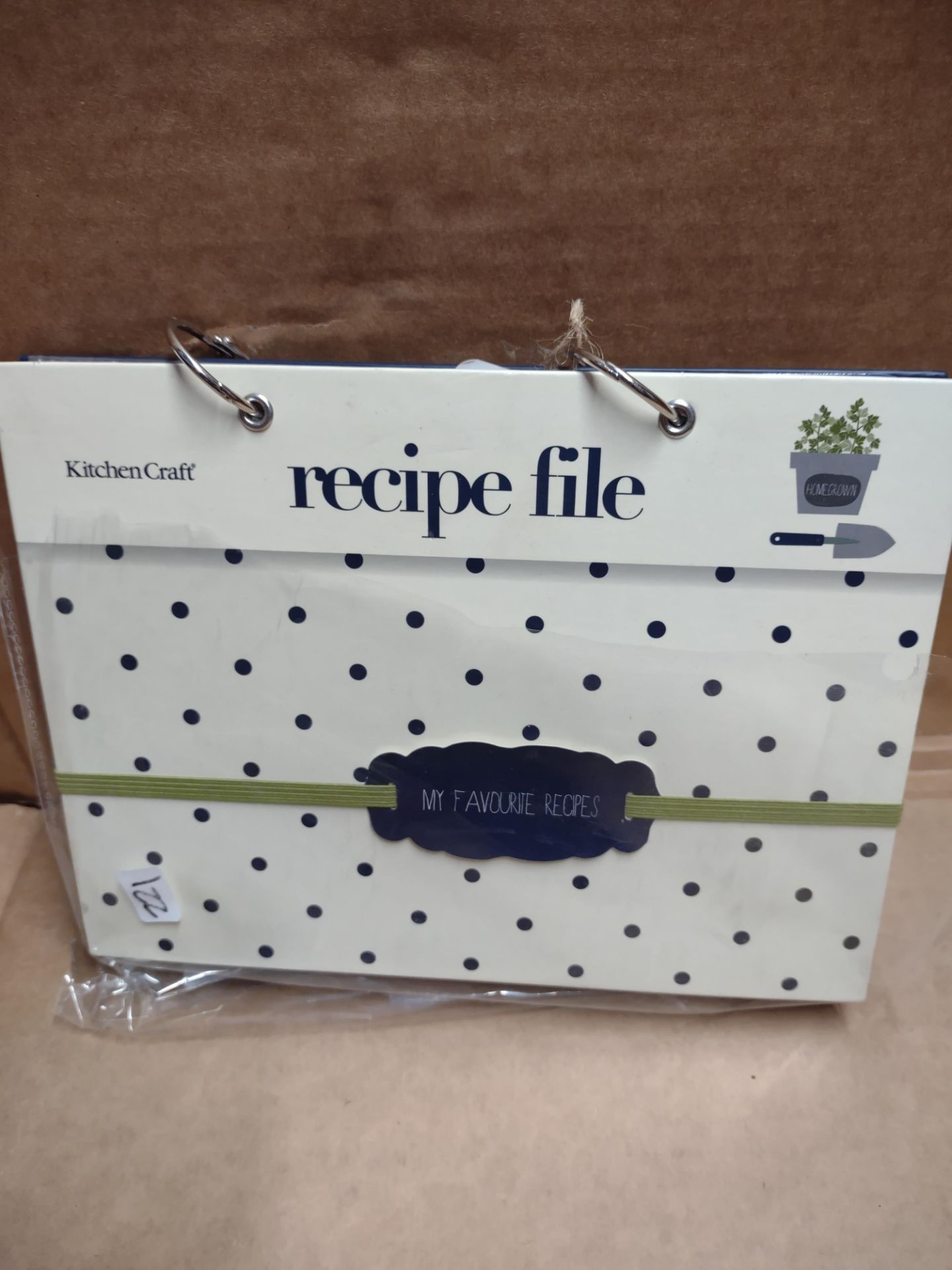 KitchenCraft recipe file RRP £10 Grade U