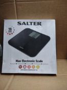 Salter Max electronic scales RRP £40 Grade U