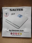 Salter max electronic scales – RRP £19.99 Grade U