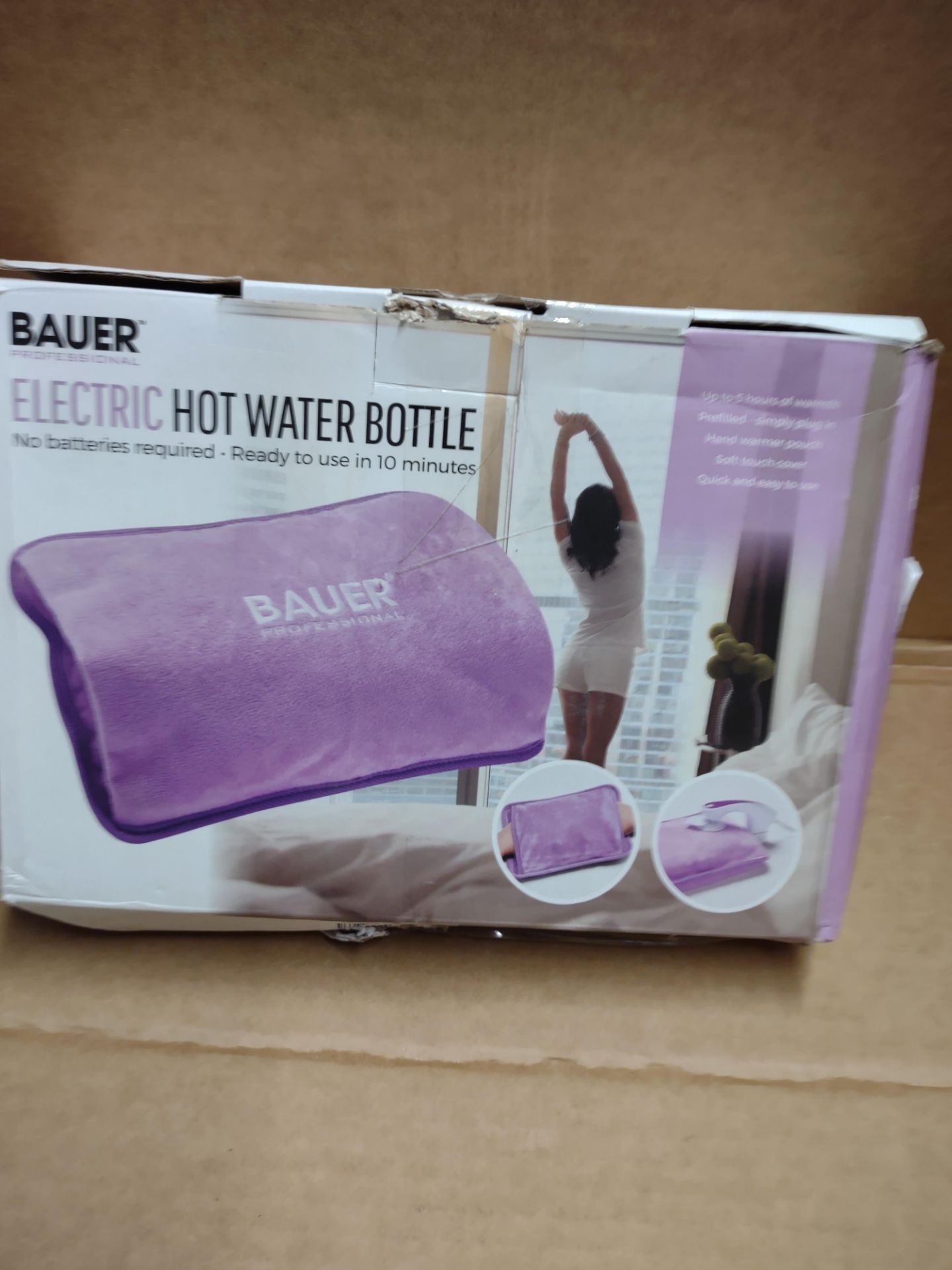 Bauer electric hot water bottle RRP £25 Grade U
