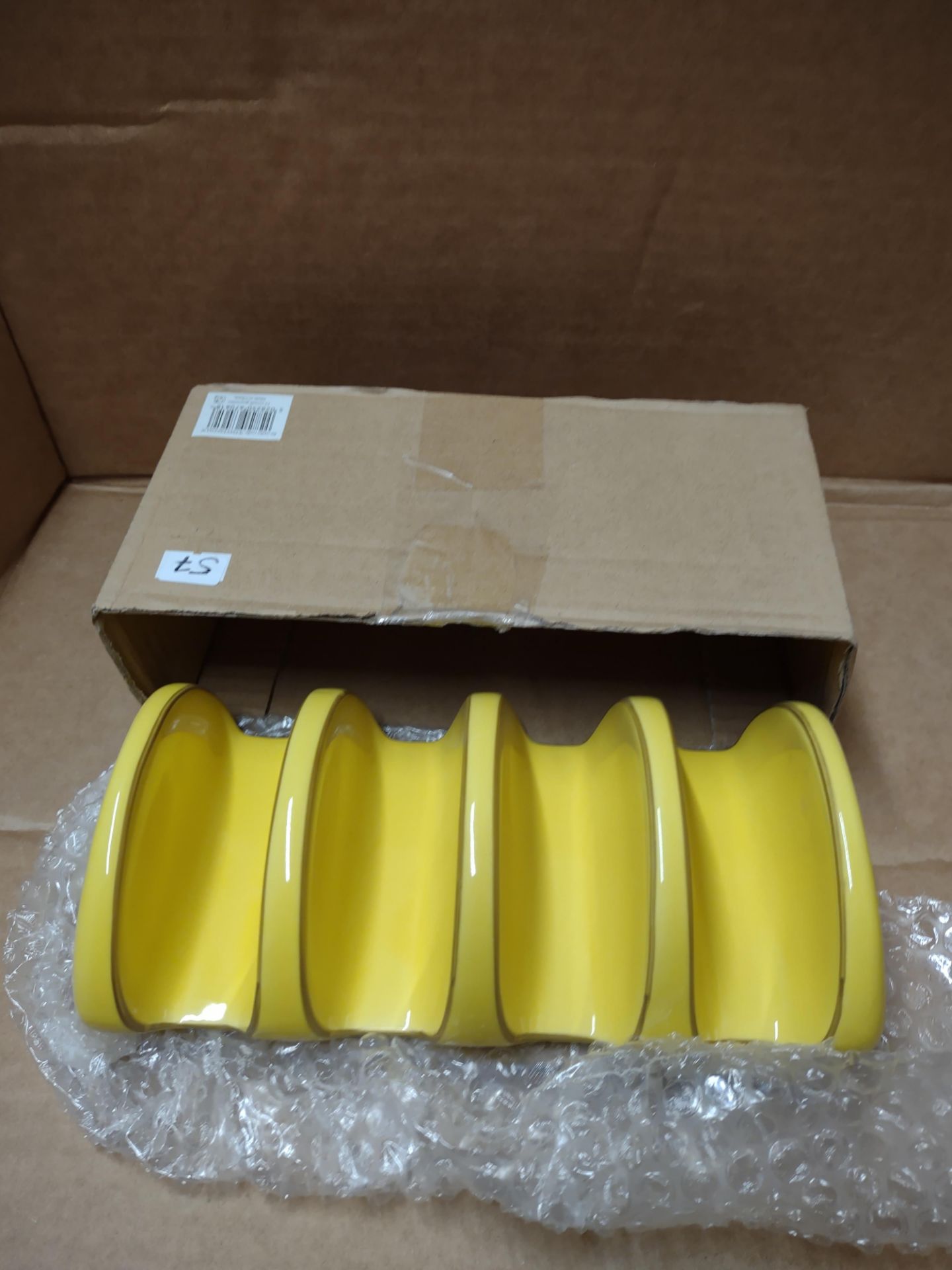 Yellow Taco holder RRP £10 Grade A