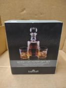 Barcraft Whiskey decanter gift set RRP £30 Grade U