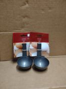 2 x cook egg poachers RRP £8 Grade A