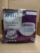 Phillips Avent Sterilisation microwave steamer RRP £29.99 Grade U