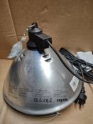 Large metal heat lamp shade (2 pin plug) RRP £25 Grade U